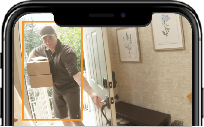 avertir des visiteurs qui se présentent